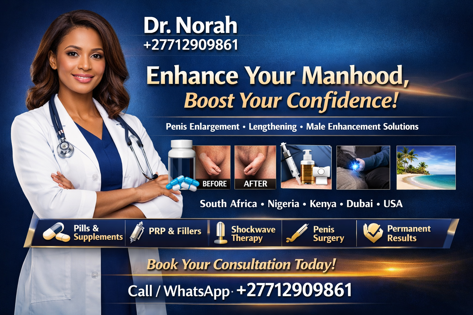 Dr Norah welcoming patients