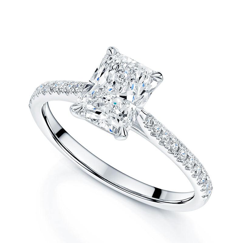 Radiant Cut Diamond Engagement Ring